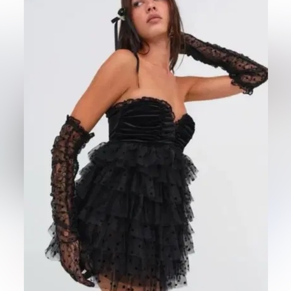 For Love and Lemons Jourdan Mini Dress - Picture 1 of 3